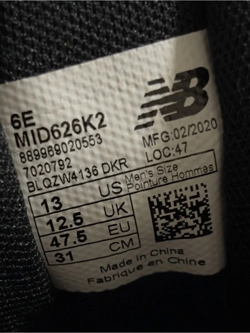 New Balance Black Athletic Lace-Up shoes  men’s US 13. Excellent condition
